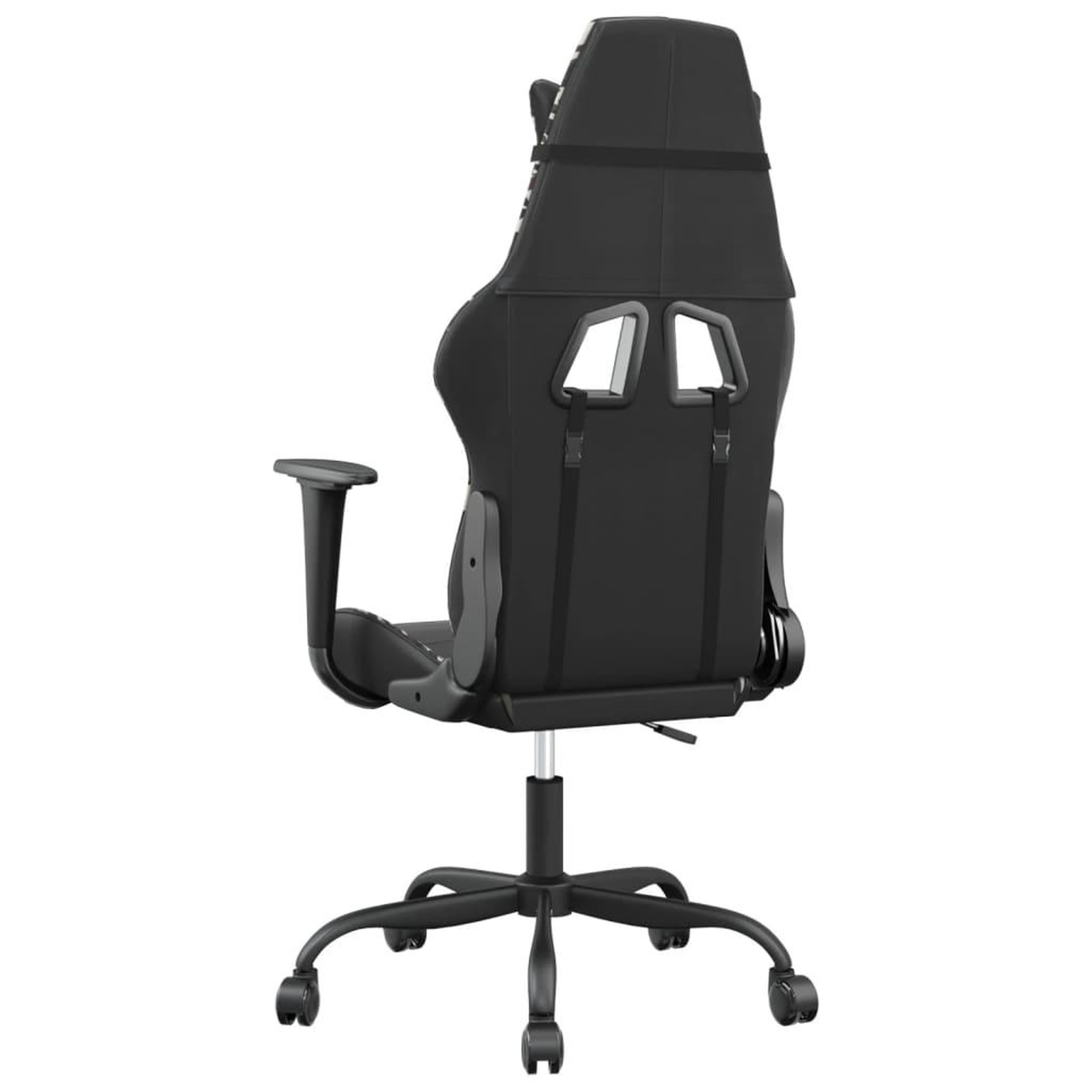 Voir la diapositive 5 : VIDAXL Chaise de jeu de massage Noir et camouflage Similicuir