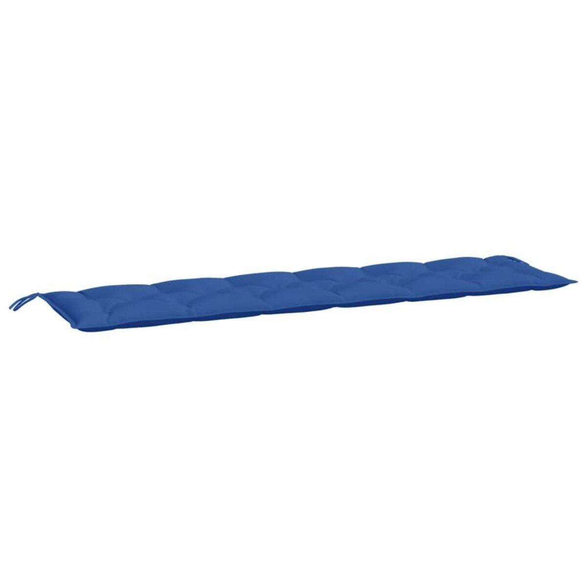 VIDAXL Coussins de banc jardin lot de 2 bleu 200x50x7 cm tissu Oxford