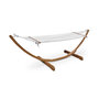 Voir la diapositive 1 : SWEEEK Hamac en bois 317x100cm avec toile en coton, Hamaca