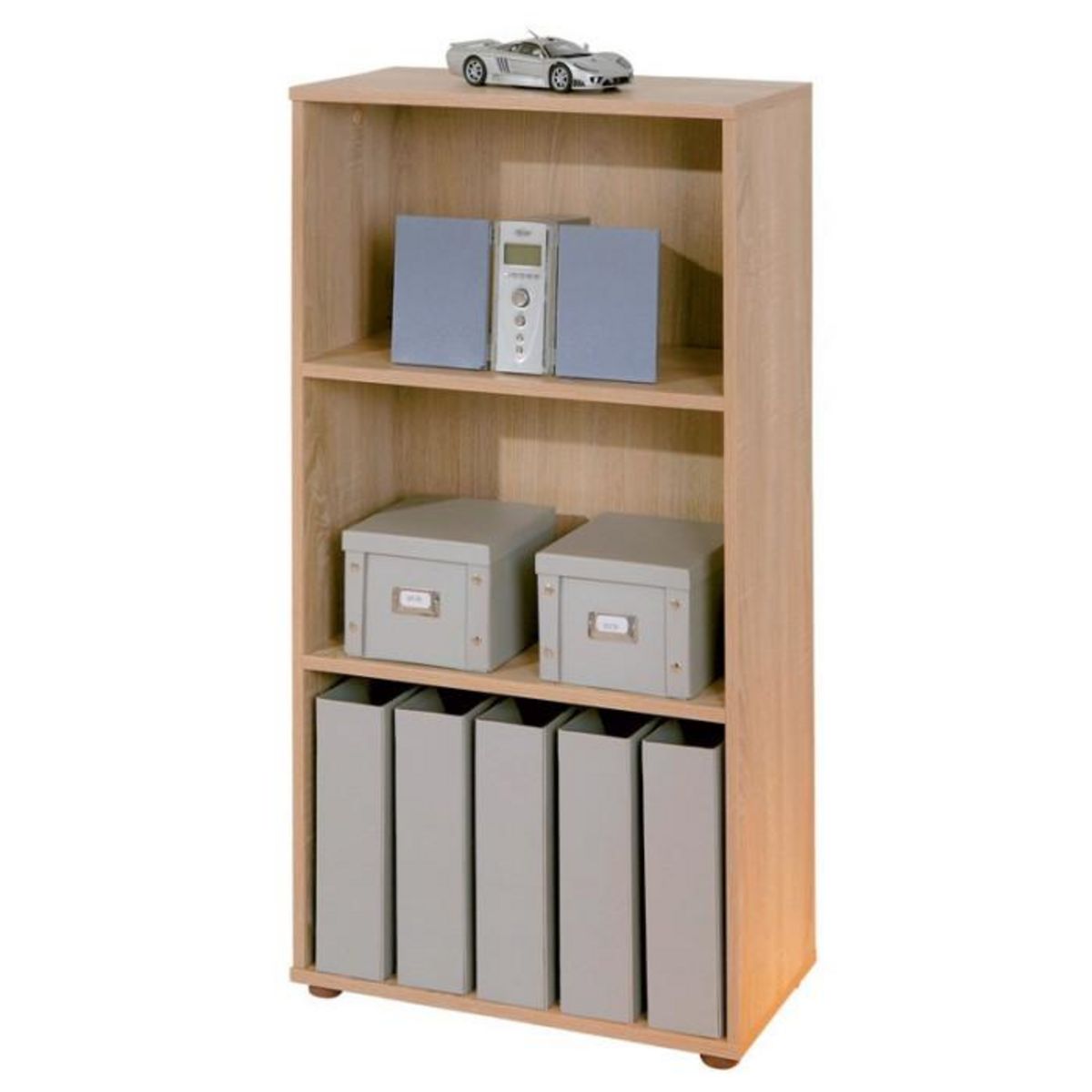 Paris Prix Étagère 3 Niveaux  Delnice  110cm Chêne Sonoma