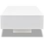 Voir la diapositive 3 : VIDAXL Table basse blanc brillant