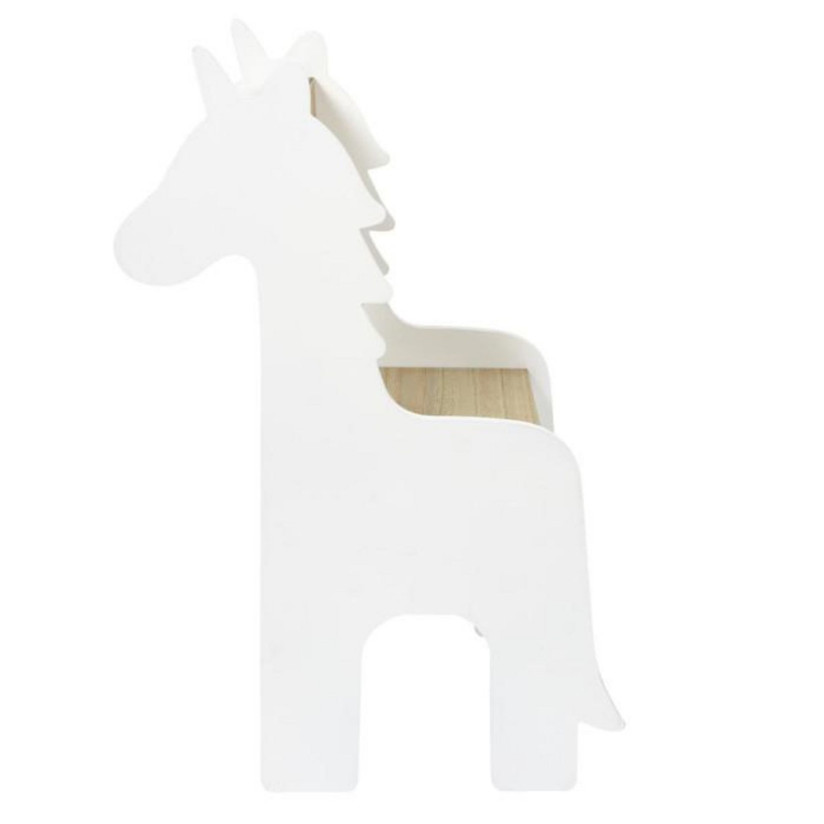 Paris Prix Chaise Enfant en Bois  Licorne  60cm Blanc