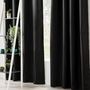 Voir la diapositive 2 : Paris Prix Rideau Isolant à Œillets  Icemount  140x260cm Noir