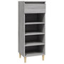 Voir la diapositive 2 : VIDAXL Armoire a chaussures Sonoma gris 40x36x105 cm Bois d'ingenierie