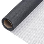 VIDAXL Ecran en treillis Fibre de verre 100x2000 cm Gris