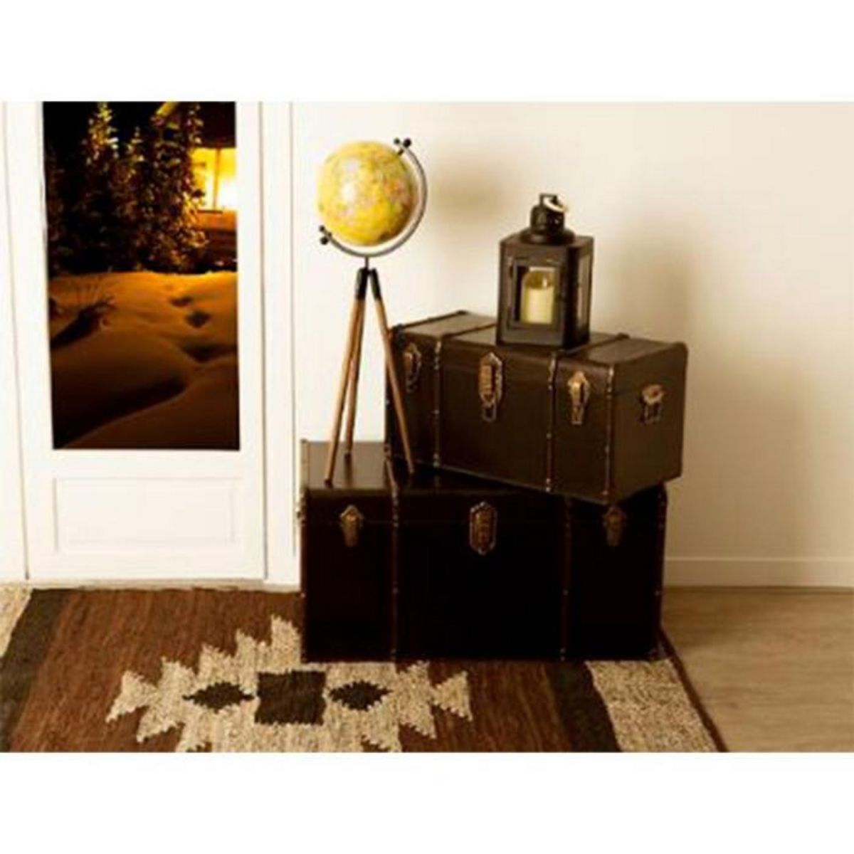 ATMOSPHERA Globe Déco Géant  Wild  75cm Multicolore