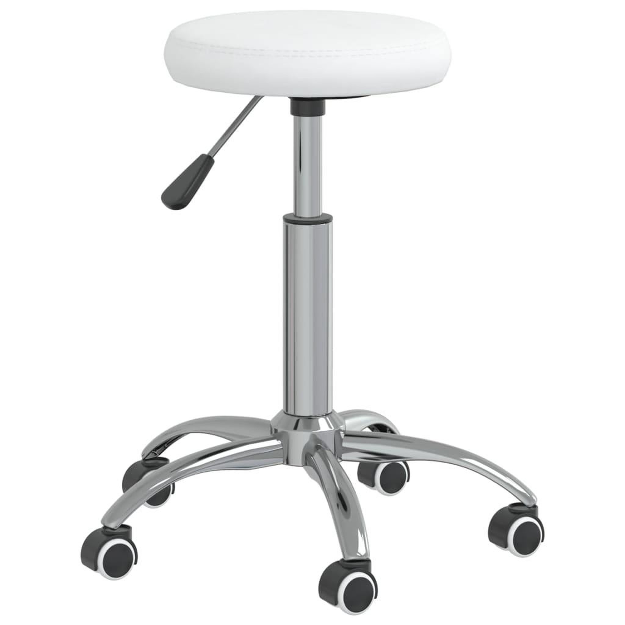 Voir la diapositive 4 : VIDAXL Chaise de salle a manger Blanc Similicuir