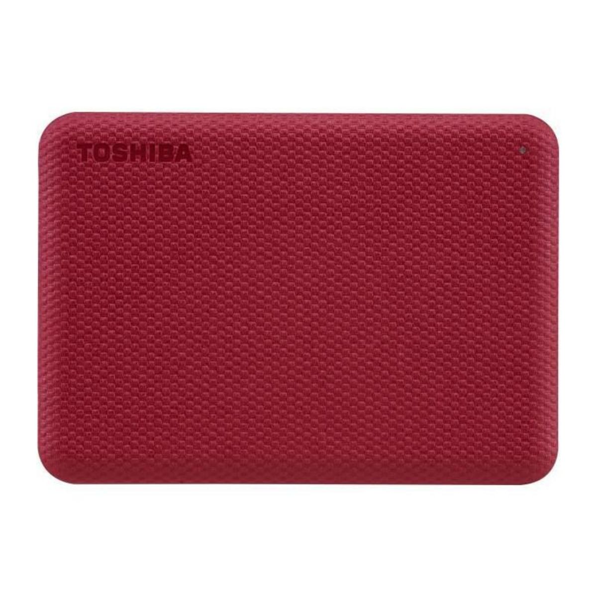 Toshiba Disque dur externe - TOSHIBA - Canvio Advance - 1 To - Rouge