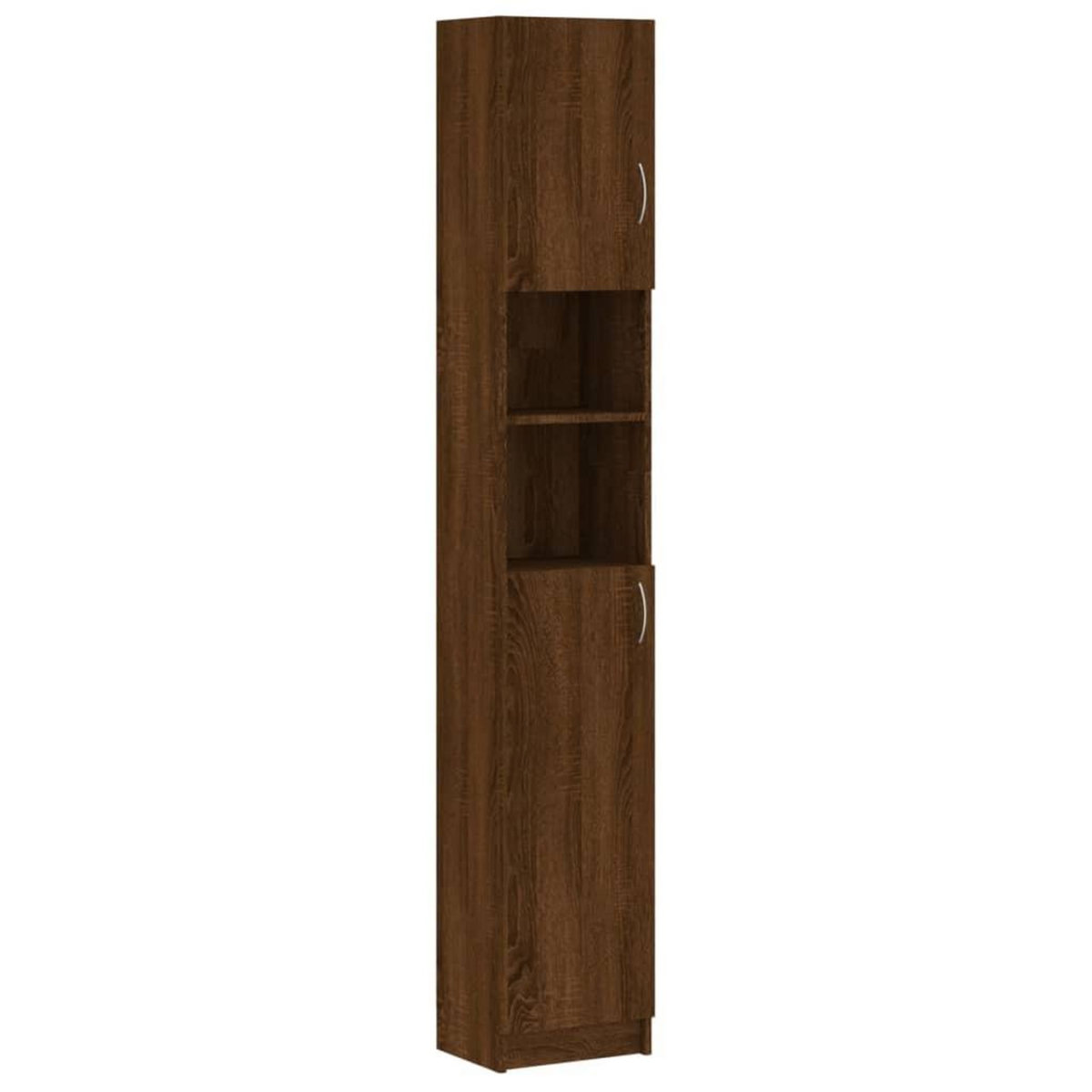 VIDAXL Armoire de bain Chene marron 32x25,5x190 cm Bois d'ingenierie