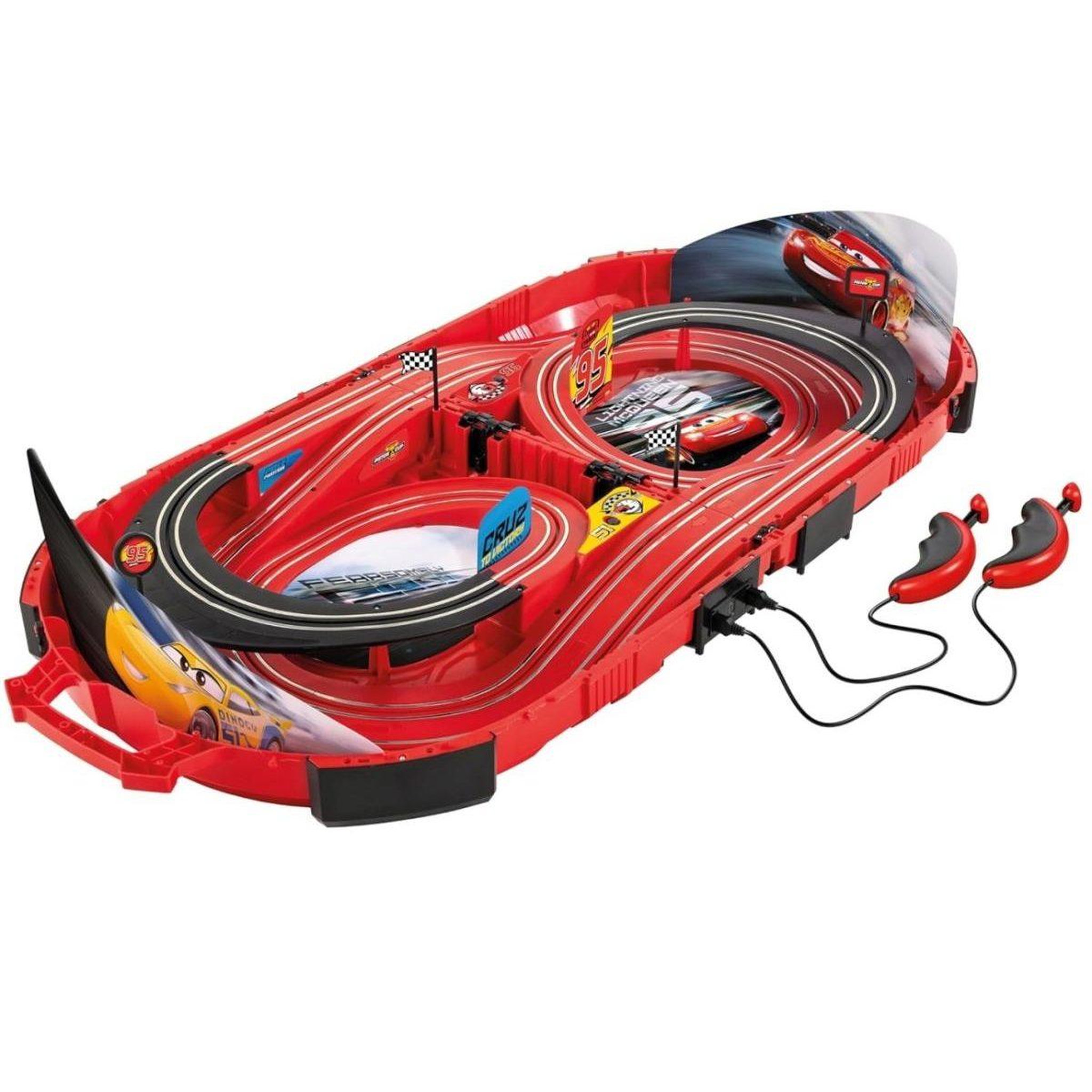 Voir la diapositive 2 : Carrera Circuit  speed arena 20016002 disney pixar cars 2,77 m - valise