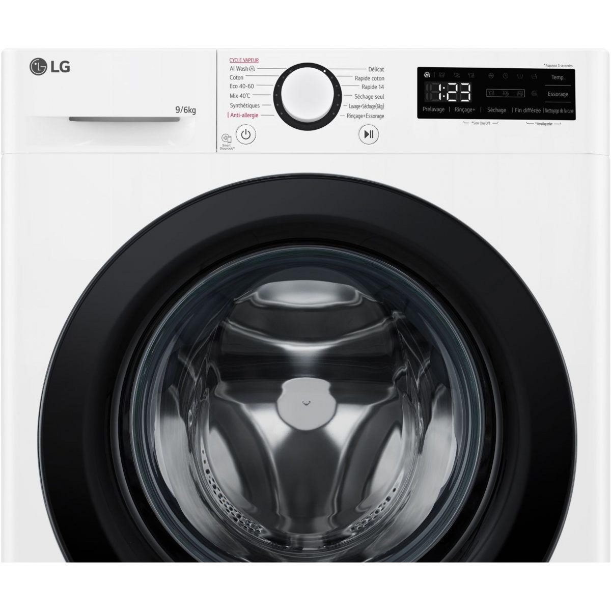 LG Lave linge séchant hublot F964R35WRS