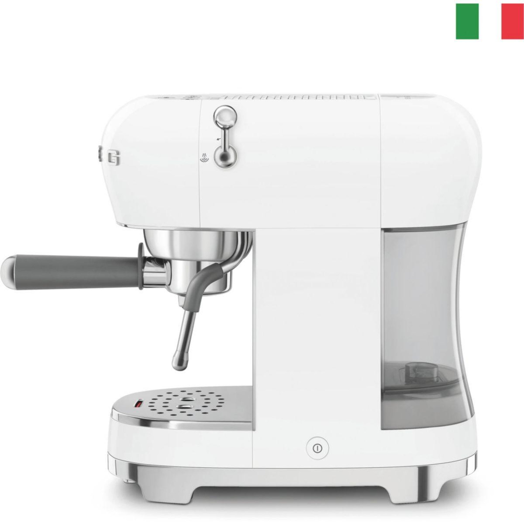 Voir la diapositive 2 : SMEG Machine à expresso ECF02WHEU