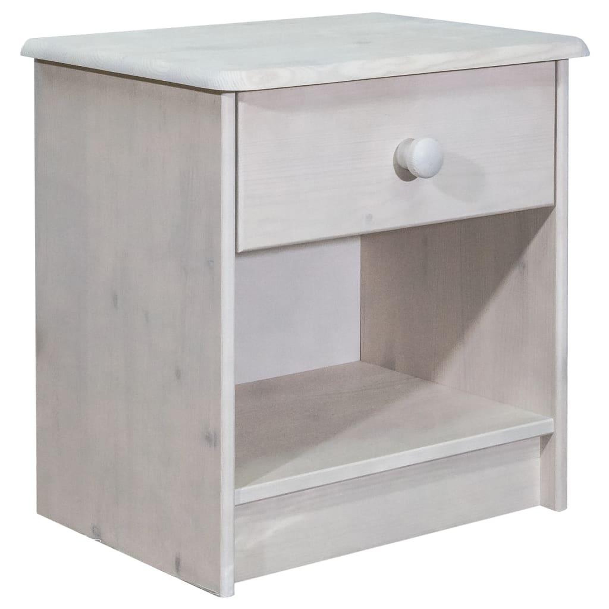 Voir la diapositive 1 : VIDAXL Table de chevet 41x30x42 cm Bois de pin solide