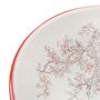 Voir la diapositive 5 : VIDAXL Vasque a poser blanc et rouge rond Φ41x14 cm ceramique