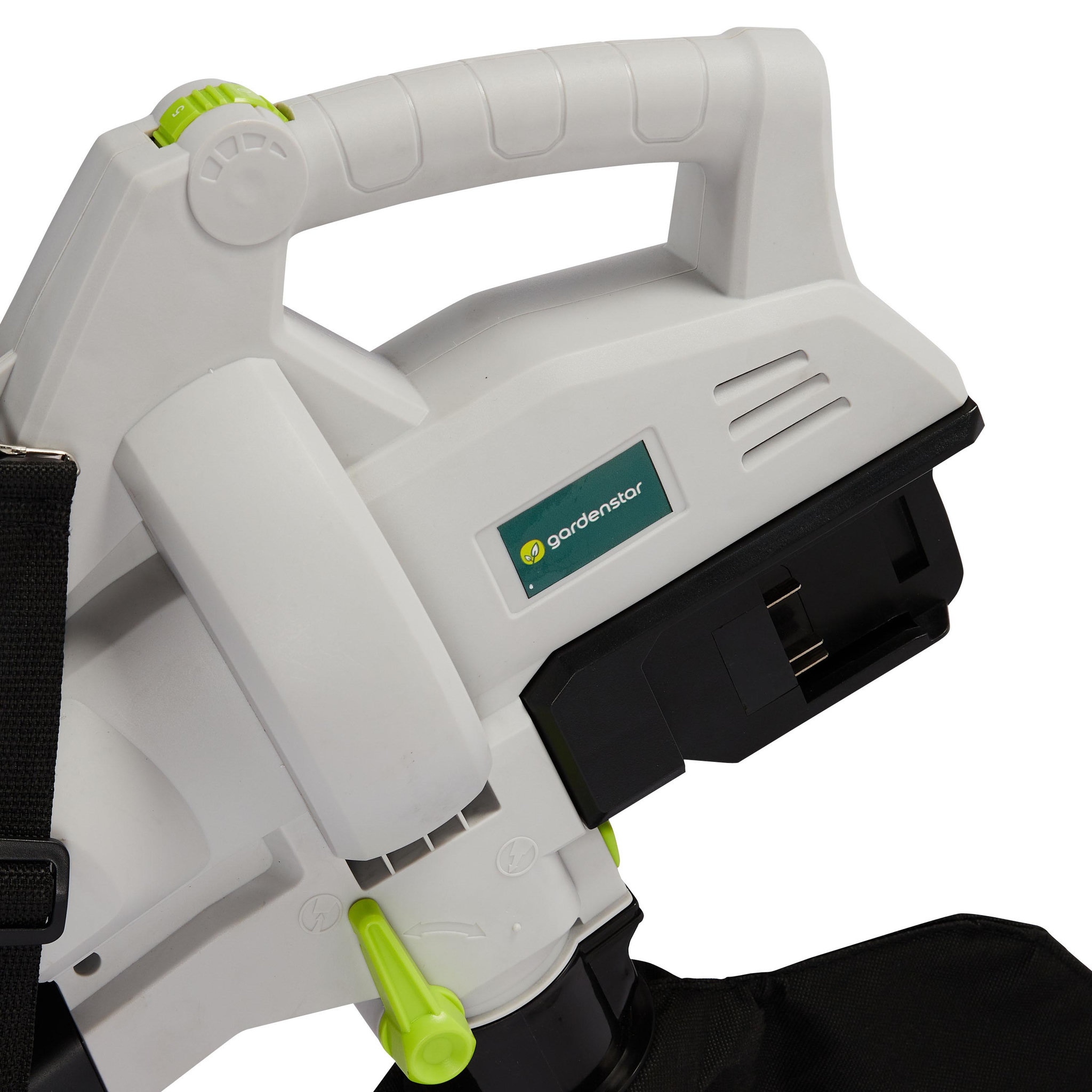 Voir la diapositive 2 : GARDENSTAR Aspirateur souffleur sans fil sur batterie - 40V