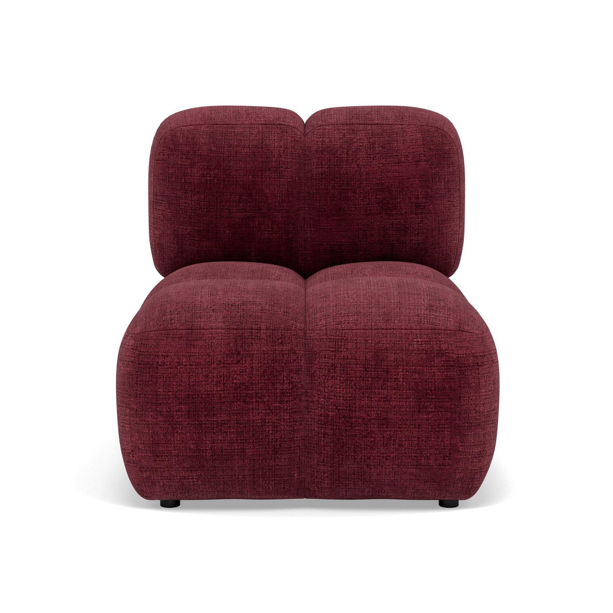 LISA DESIGN Grace - module d'assise en velours texturé
