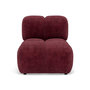 Voir la diapositive 1 : LISA DESIGN Grace - module d'assise en velours texturé