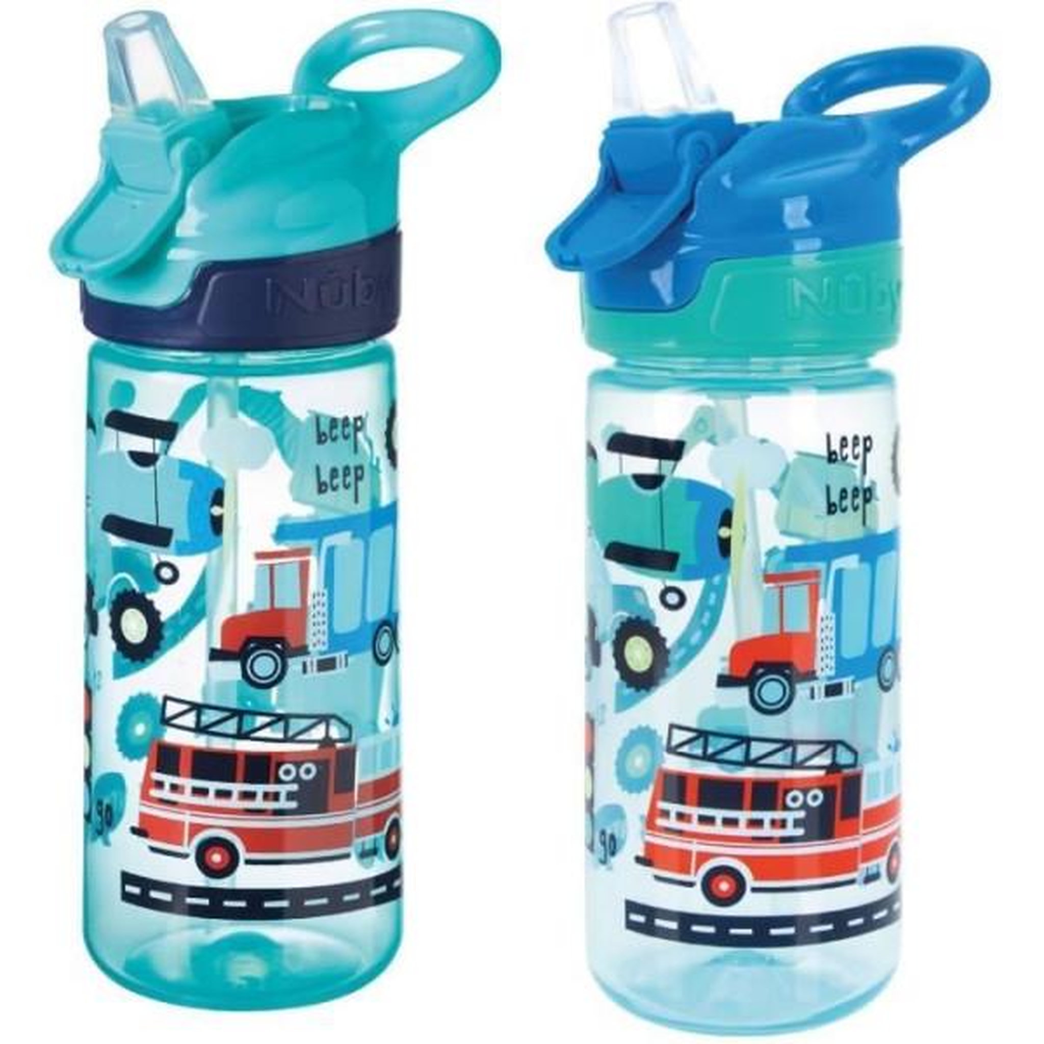 NUBY Lot de 2 gourdes - nuby - super quench - 540 ml - bleu
