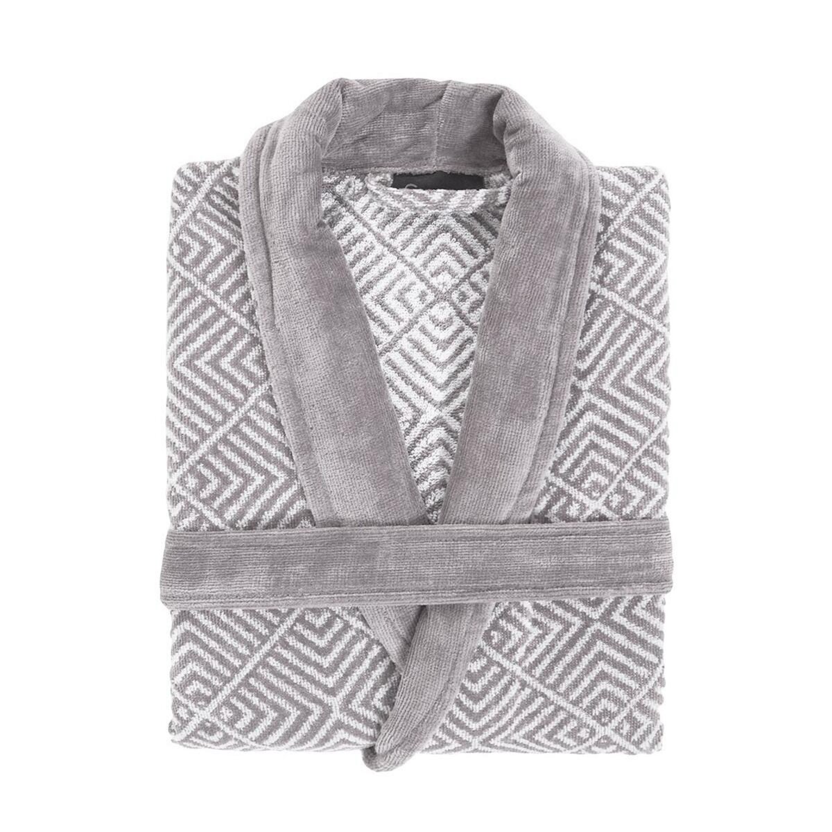 Sensei Maison Peignoir col châle velours OPTICAL