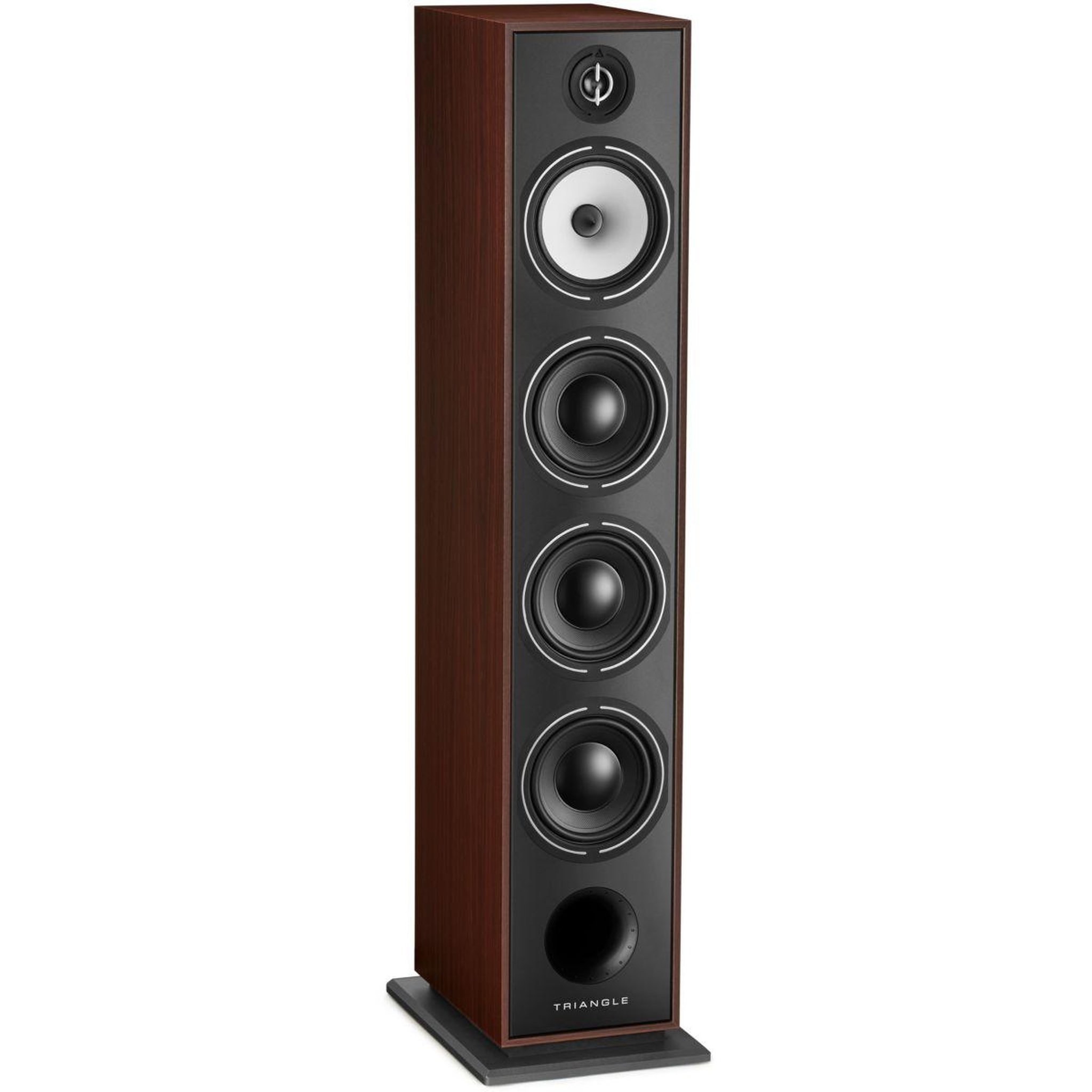 Triangle Enceinte colonne borea br09 noyer