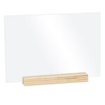 Artemio 5 plaques transparentes en plexiglass 10 x 15 cm + socles