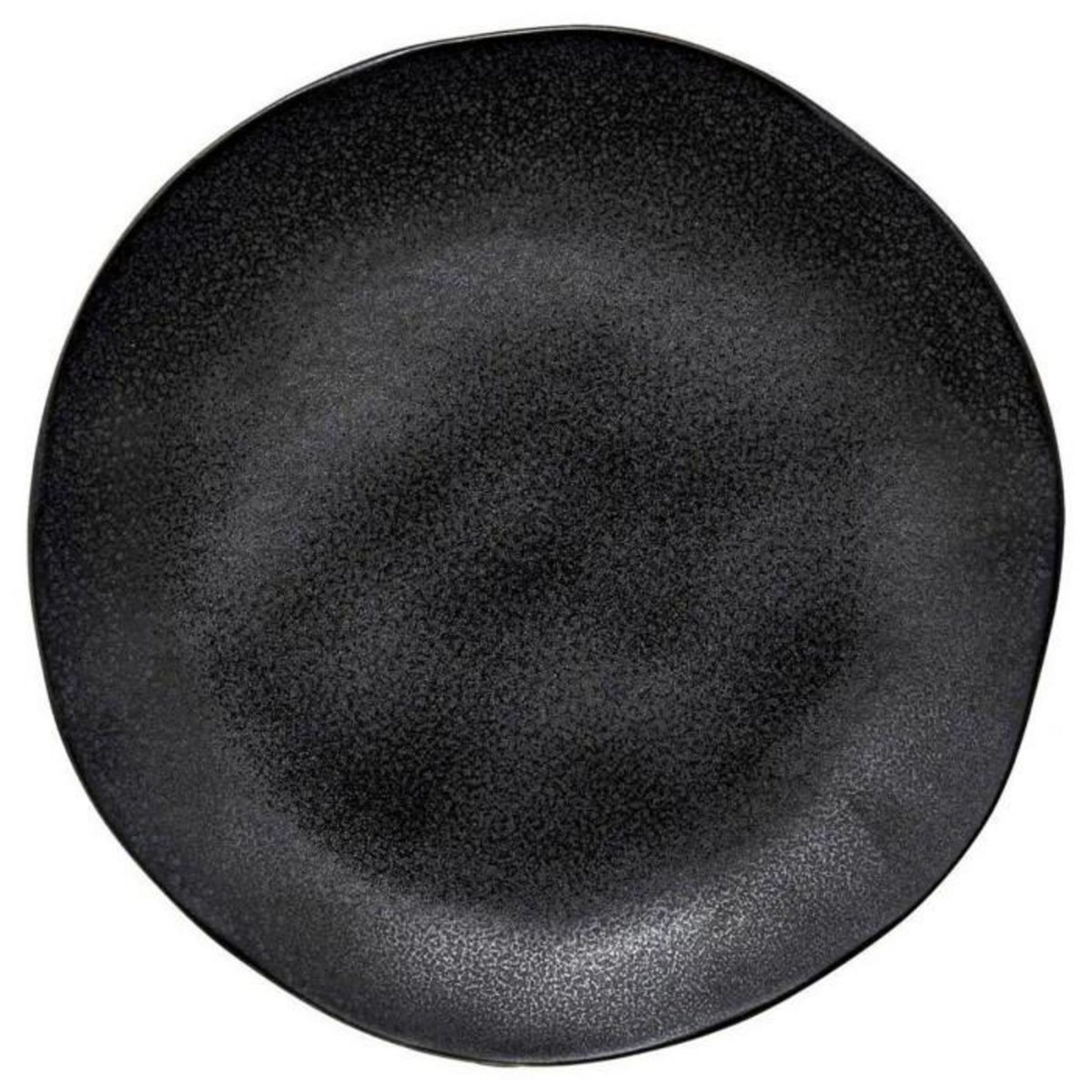 SECRET DE GOURMET Lot de 6 Assiettes à Dessert  Ysée  21cm Noir