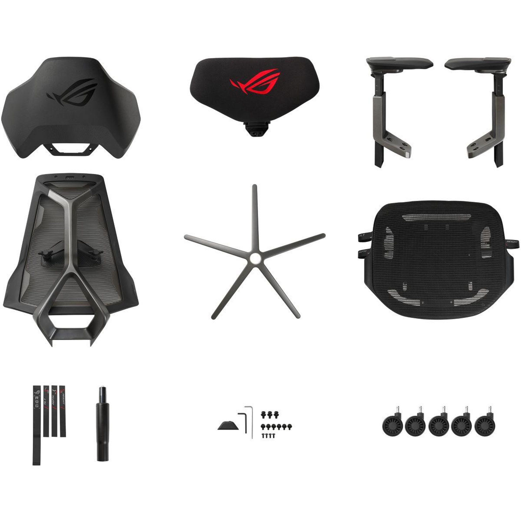 Voir la diapositive 5 : ASUS Chaise gaming ROG Destrier Ergo