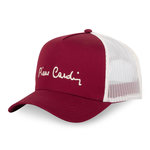 PIERRE CARDIN Casquette Trucker avec filet Net. Coloris disponibles : Rouge