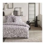 Today Parure de lit - TODAY Crazy - Imprimé Graphique - 2 personnes - 220 x 240 cm - Blanc