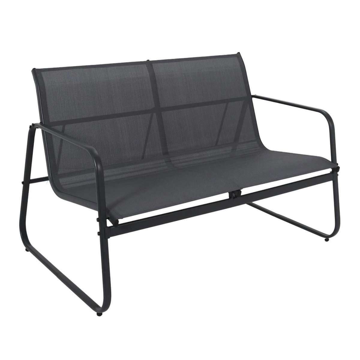 Paris Prix Salon de Jardin 4 Places  Samoa  112cm Gris