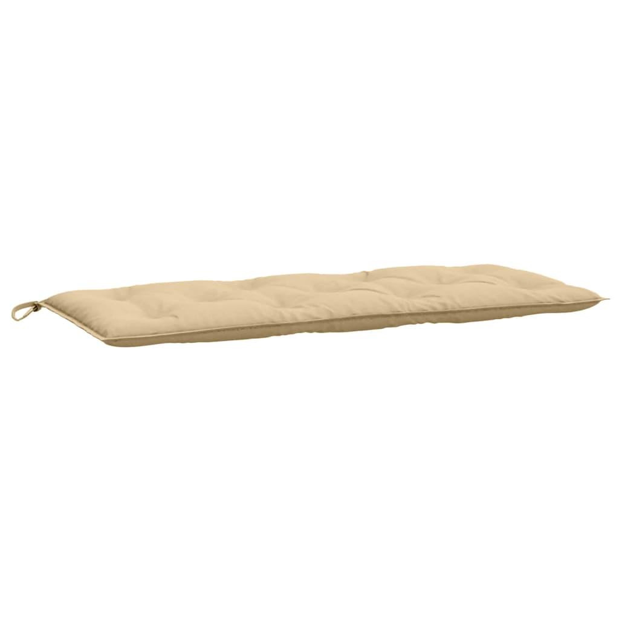 Voir la diapositive 5 : VIDAXL Coussins de banc de jardin lot de 2 beige melange tissu