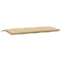 Voir la diapositive 5 : VIDAXL Coussins de banc de jardin lot de 2 beige melange tissu