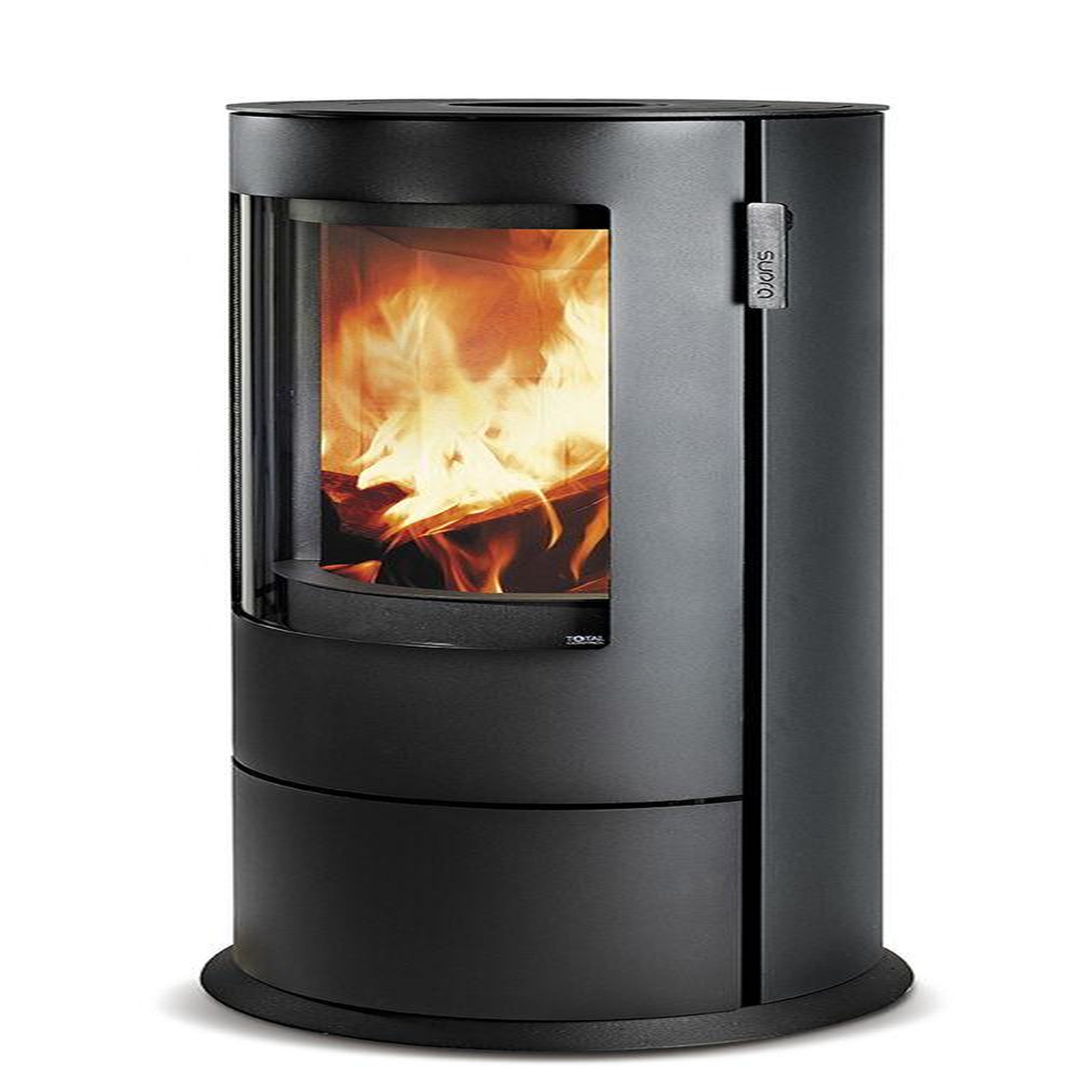 Supra Poêle à bois CHLOÉ acier - vertical - étanche - 7,1kW