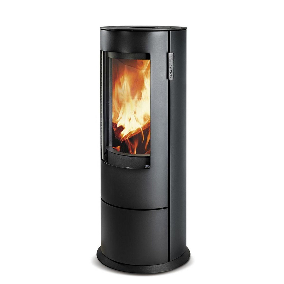 Supra Poêle à bois CHLOÉ acier - vertical - étanche - 7,1kW