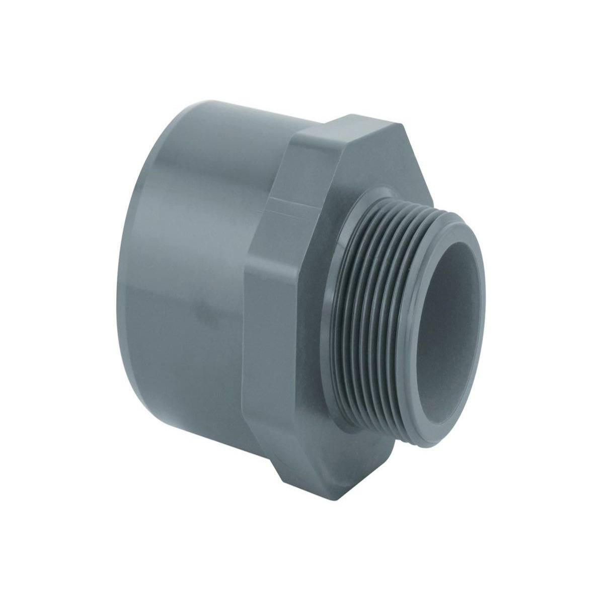 JARDIDECO Embout mixte PVC pression M/F fileté 50 x 63 x 2  - Fitt