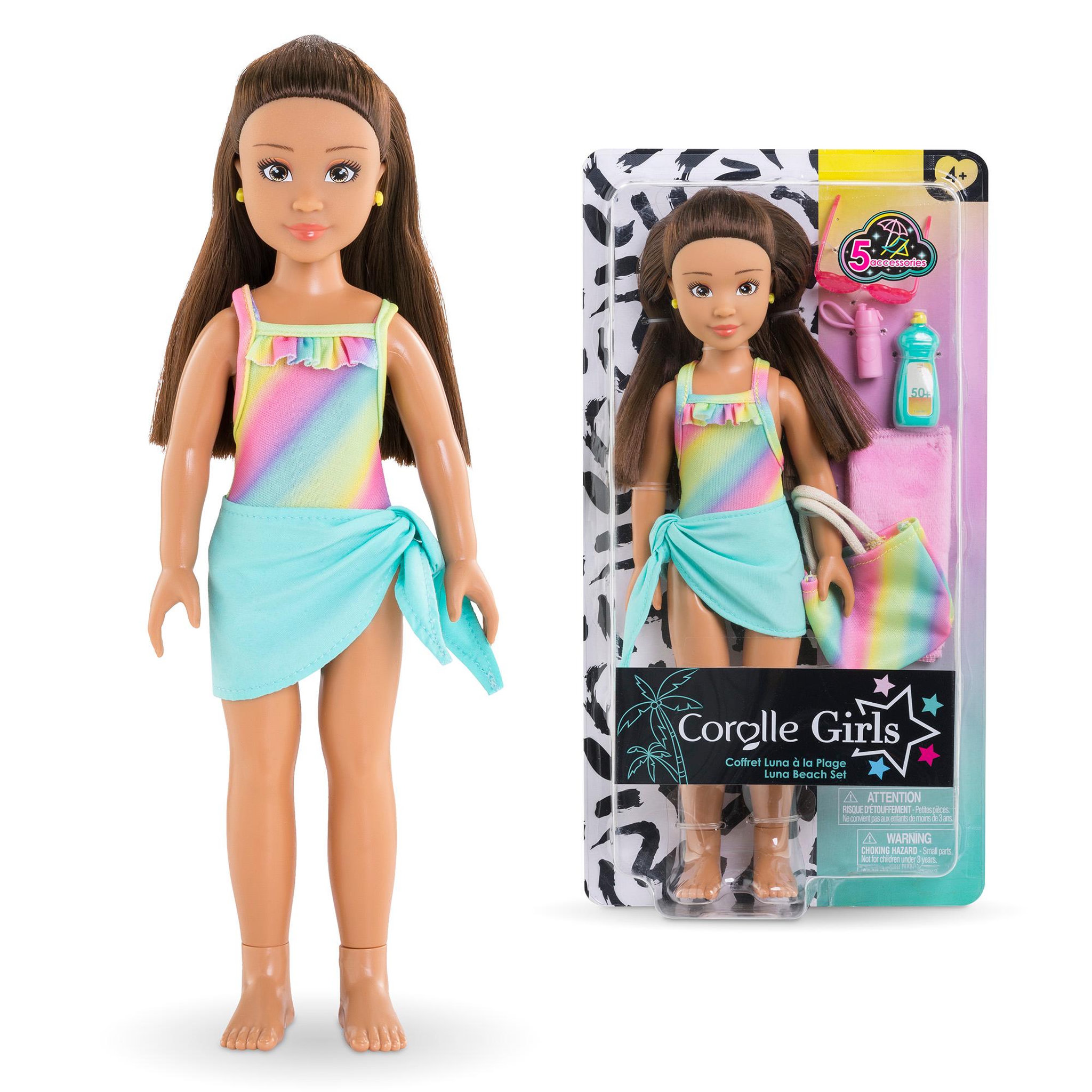 Voir la diapositive 2 : Corolle Coffret Poupée Corolle Girls Luna Plage