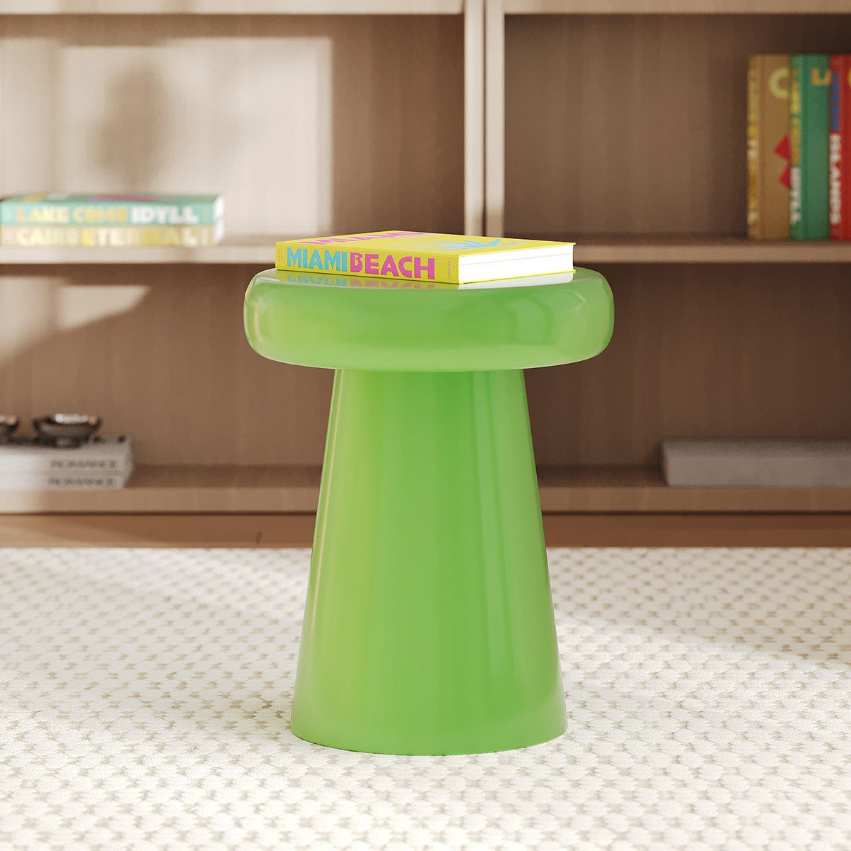 Rendez vous déco Table d'appoint ronde en métal doré D40 cm - Anouk