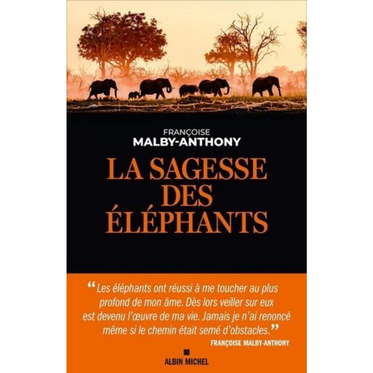 LA SAGESSE DES ELEPHANTS, Malby-Anthony Françoise