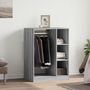 Voir la diapositive 3 : VIDAXL Garde robe sonoma gris 77x48x102 cm bois d ingénierie