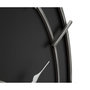 Voir la diapositive 4 : Paris Prix Horloge Murale en Métal  Silver Glam  60cm Noir