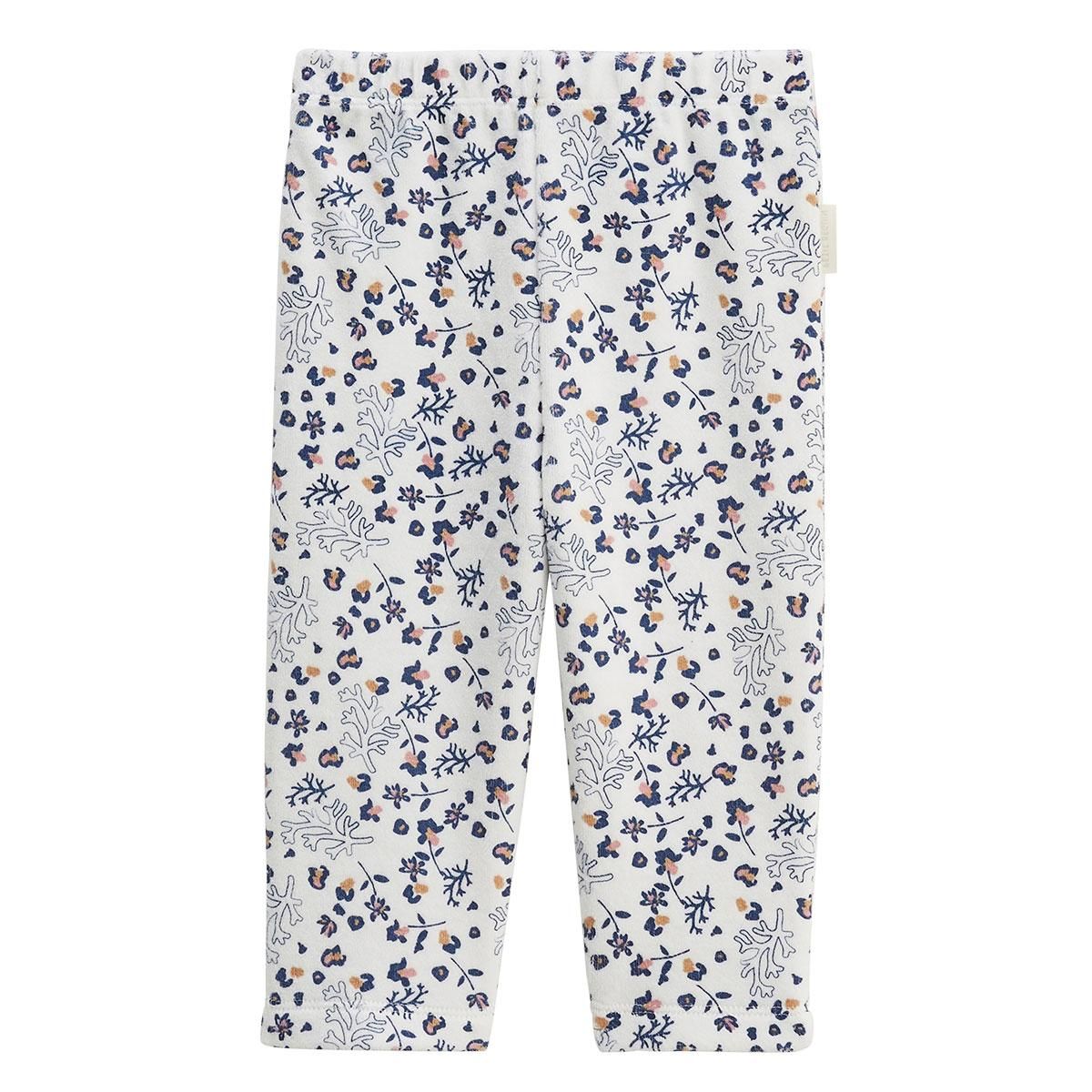 Petit Béguin Lot de 2 pyjamas enfant 2 pièces en velours Céleste