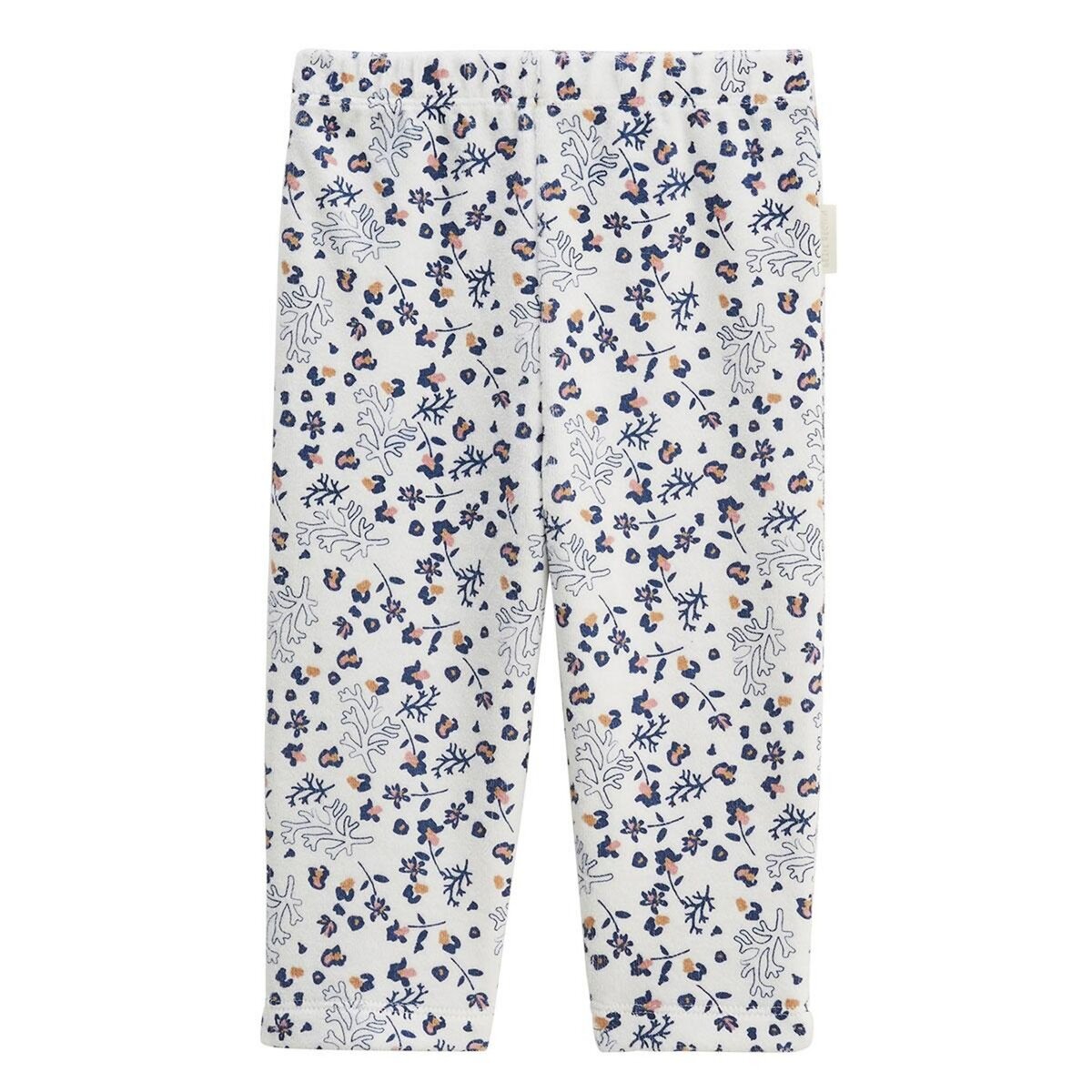 Petit Béguin Lot de 2 pyjamas enfant 2 pièces en velours Céleste