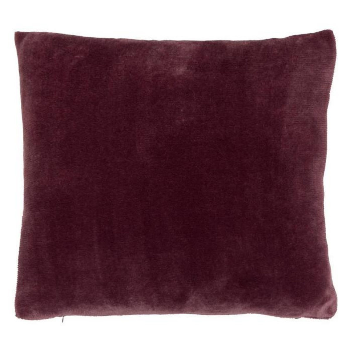 ATMOSPHERA Coussin en Flanelle Uni  Ollis  38x38cm Violet