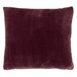 ATMOSPHERA Coussin en Flanelle Uni  Ollis  38x38cm Violet