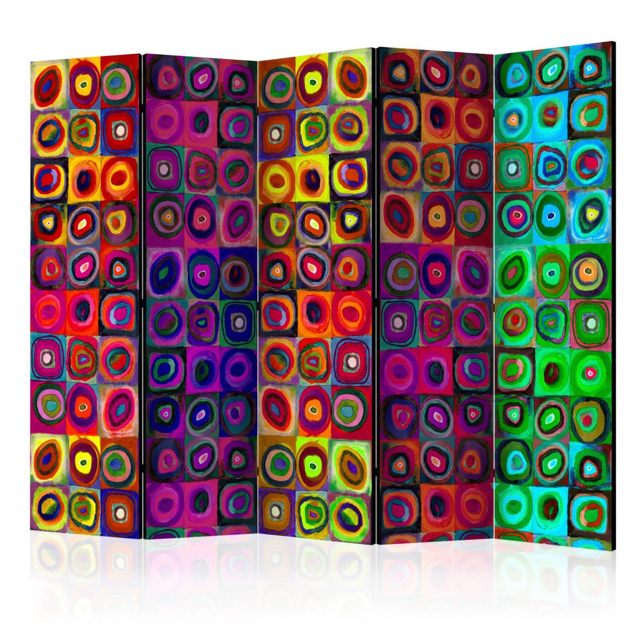 Paris Prix Paravent 5 volets  colorful abstract art  172x225cm