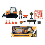 CAT Workforce Bulldozer avec figurine et accessoires - 14cm
