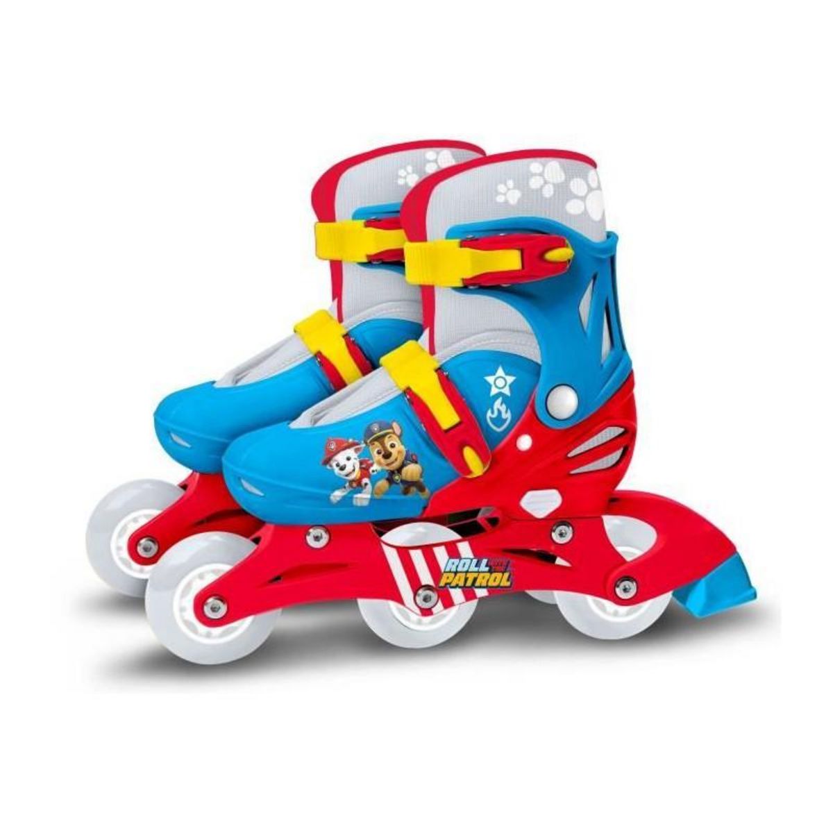 PAW PATROL Patins en Ligne two in one - PAW PATROL - PAT PATROUILLE - 3 Roues - Tri skate et Roller in lin - Ajustable taille 27-30