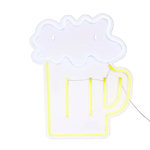 ATMOSPHERA Néon LED Murale  Bière  35cm Jaune