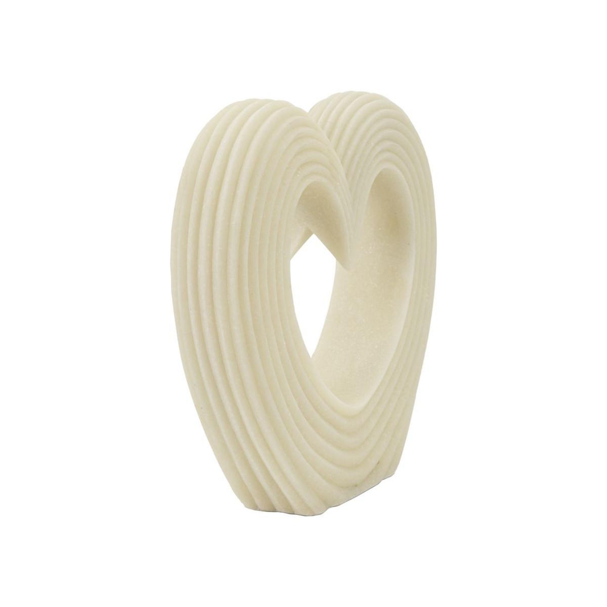 Voir la diapositive 2 : Paris Prix Cœur déco en résine  lovvy  30cm blanc