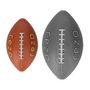 Voir la diapositive 4 : GENERIQUE Ballon de football américain - REZO - Caoutchouc - Taille 3 - Marron - Pour loisirs